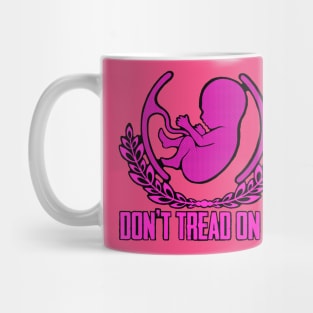 Gadsden Flag Baby Hot Pink Mug